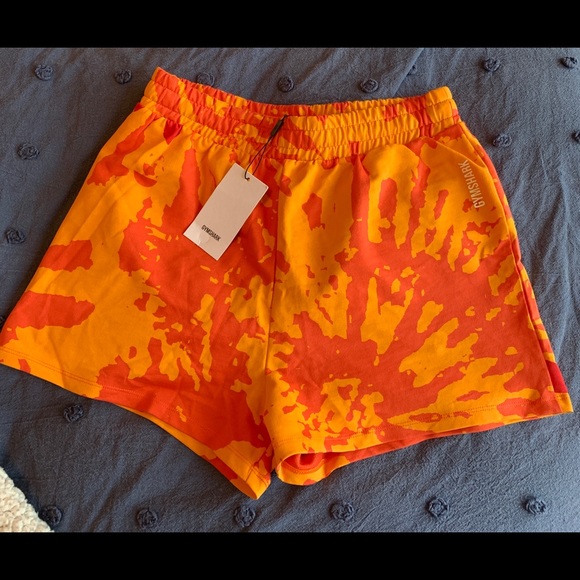 (SOLD) Gymshark Color Burst Shorts - Picture 1 of 3